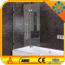 6mm 8mm 10mm 12mm tempered shower screen glass with polished edge factory